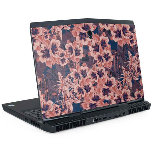 Dark Tapestry Floral Dell Alienware Skin